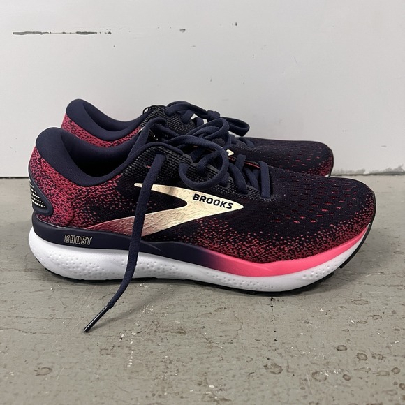 Brooks Ghost 16 Women's Running Shoes Size 6.5 Gray White Cushion Comfort - Picture 1 of 9